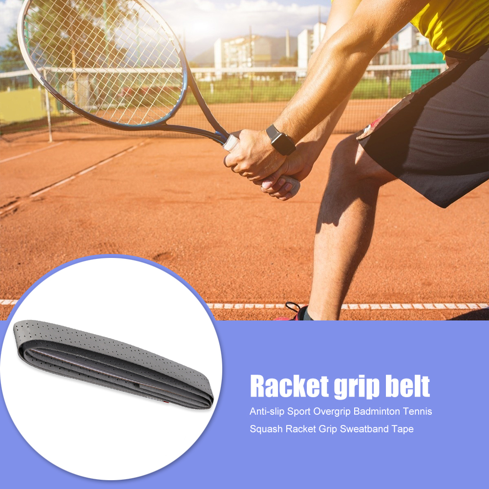Tennis Racket Bandas de moletom Badminton Fita anti-deslizamento Banda de suor respirável para ornamentos esportivos para exercícios ao ar livre
