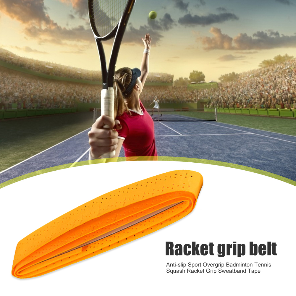 テニスラケットスウェットバンドバドミントングリップテープ屋外エクササイズスポーツオーナメントのためのスリップアンチスリップ通気性スウェットバンド