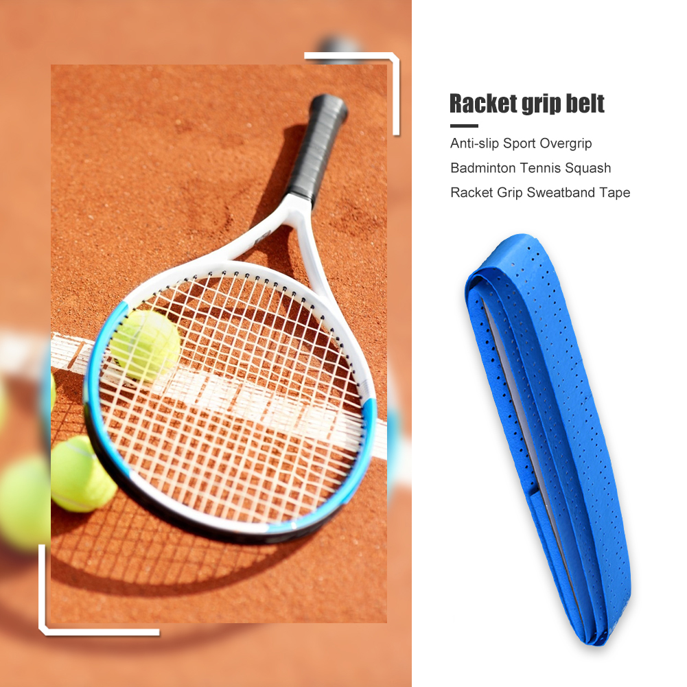 Fasce per racchette da tennis Nastro per impugnatura da badminton Fascia per sudore traspirante antiscivolo per ornamenti sportivi per esercizi all'aperto