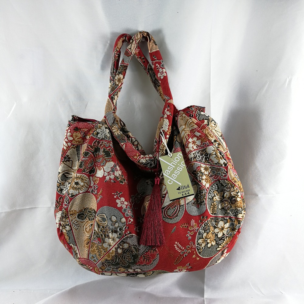 women bags vintage flower shoulder bag fringe handbags (3)