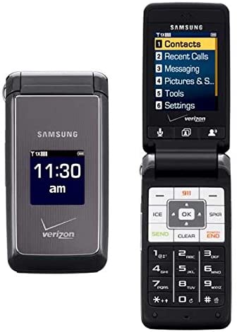 Samsung Haven U3 Verizon Cdma Flip Phone With Slim Form Factor And Large 2 2 Display Screen Black Grey Cell Phones Dhgate Com