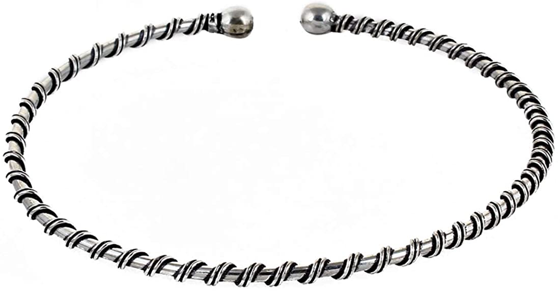 Sansar India Oxidized Elephant Beads Indian Anklet Jewelry for Girls and Women