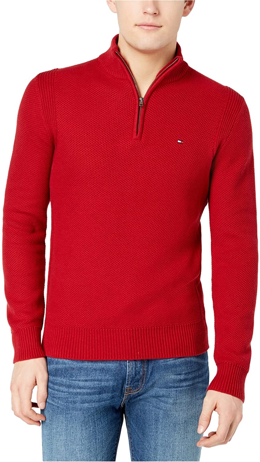 tommy hilfiger quarter zip pullover