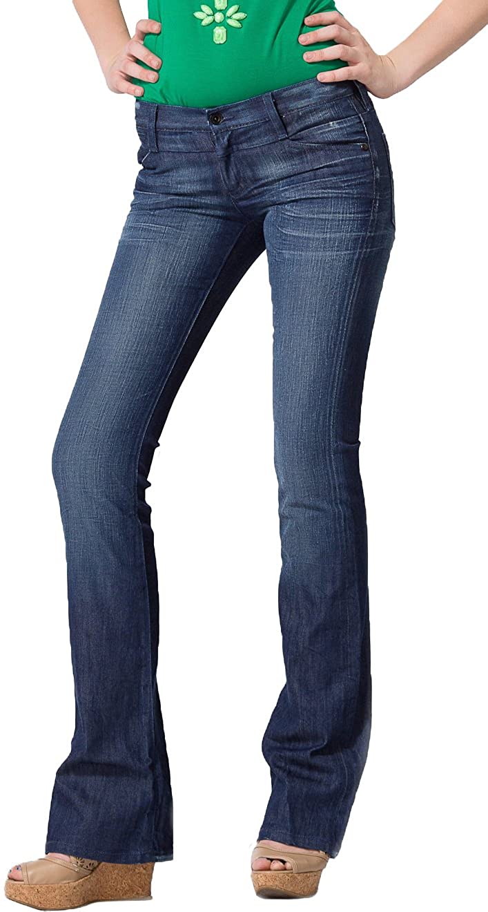 fitted bootcut jeans