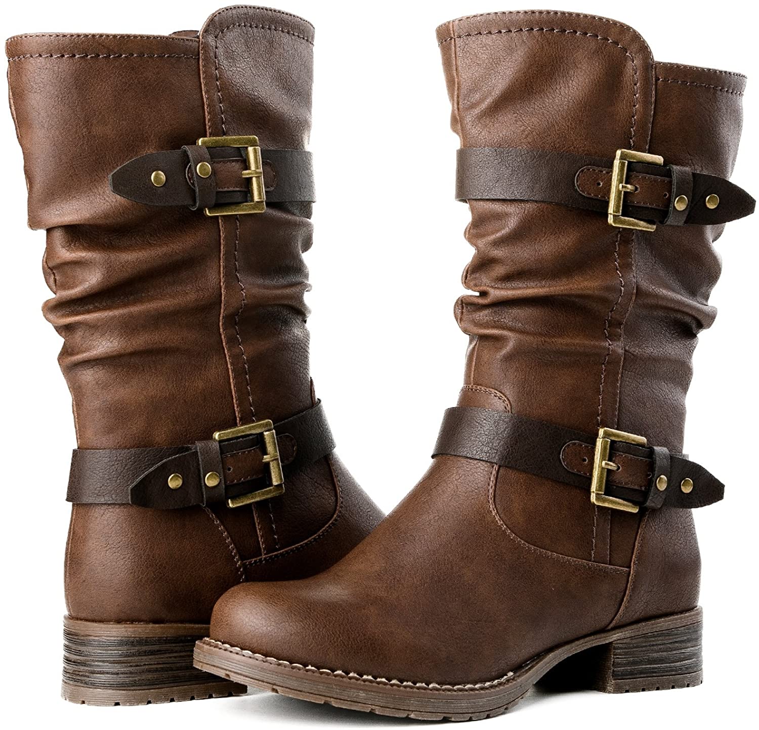 mens black boots white laces