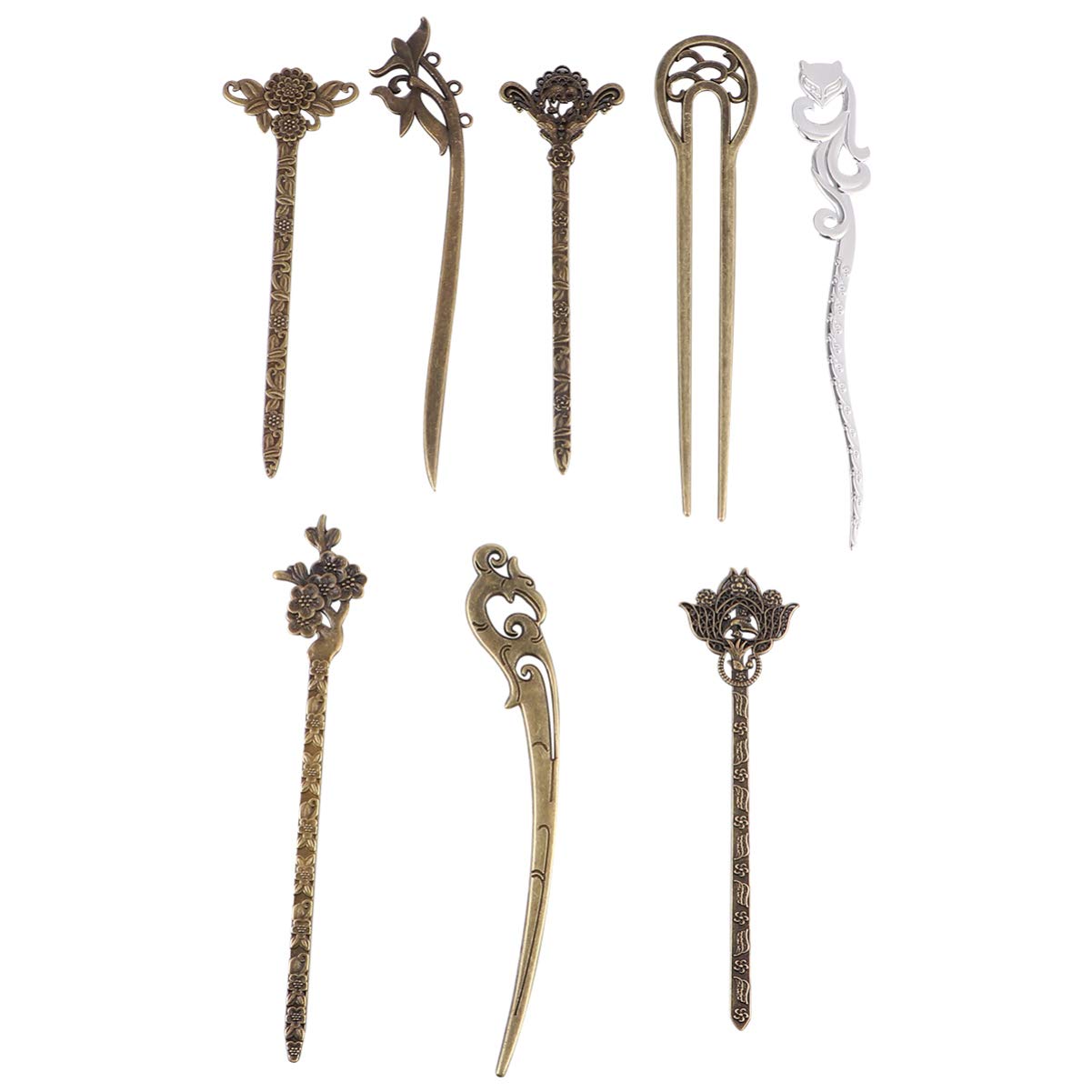 retro hair pins