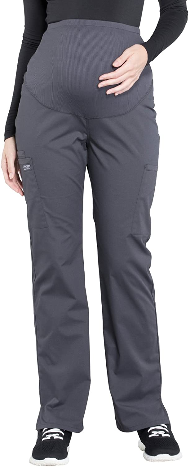 Cherokee Workwear Professionals Maternity Straight Leg Scrub Pant S Tall Pewter Bottoms Dhgate Com