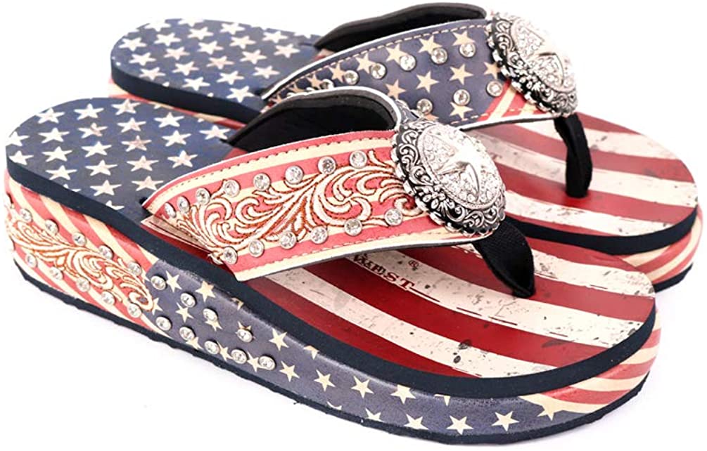 montana west wedge flip flops
