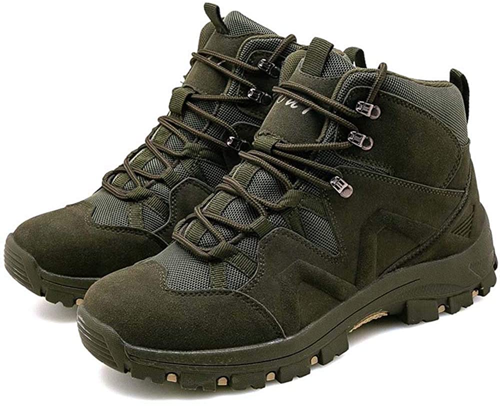 Bitiger Military Tactical 7 Inch Boots Breathable Lightweight Mens Army Jungle Shoes Desert Ankle Army Footwear For Men 