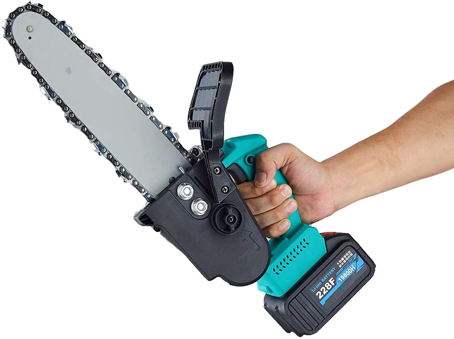 WEGSD Mini Chainsaw 4 Inch Cordless Electric Protable 