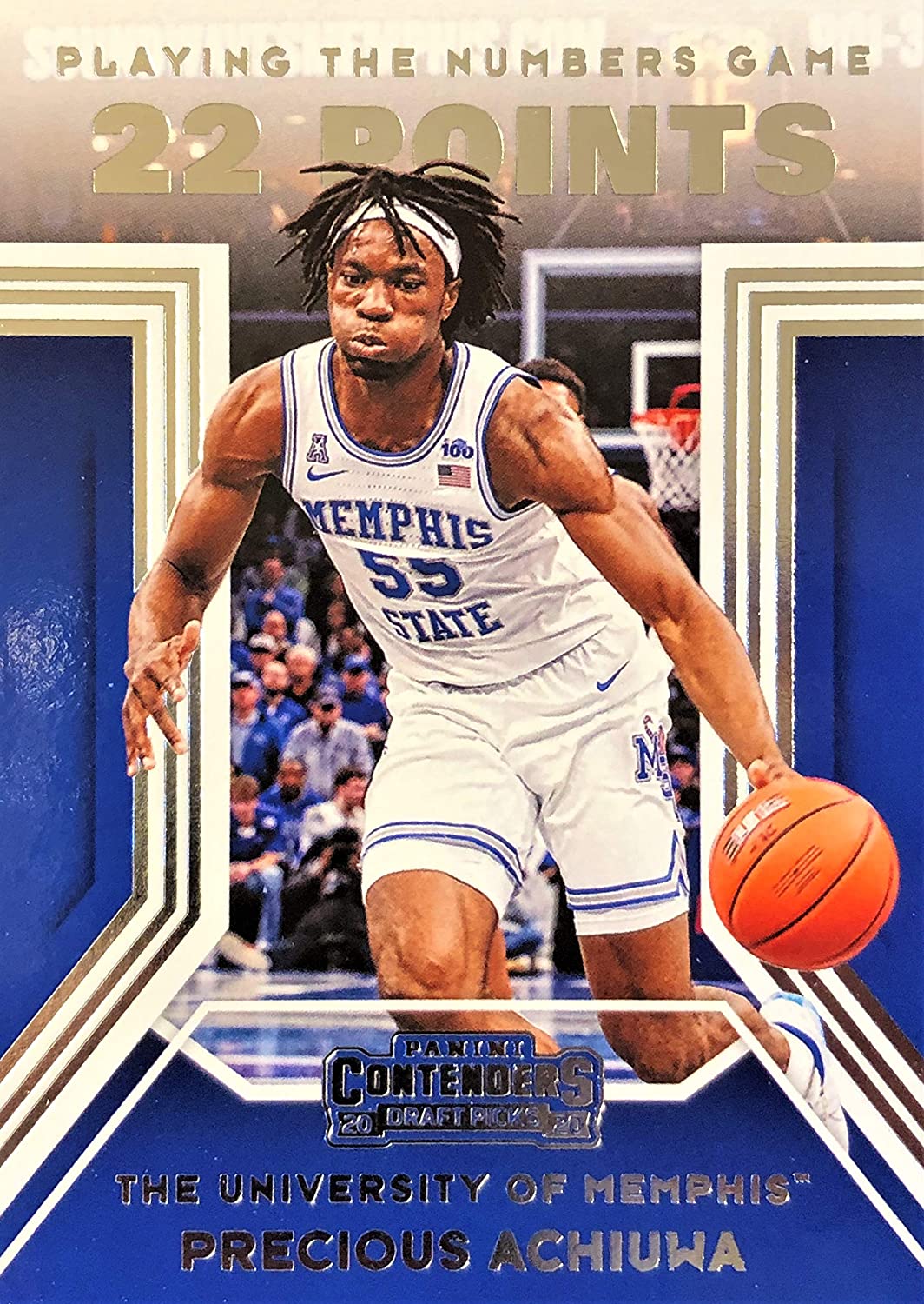 Precious Achiuwa 1st Rookie Card Panini Contenders Basketball Projected 1st Round Pick In Nba Draft Memphis Tigers Umbrella Dhgate Com