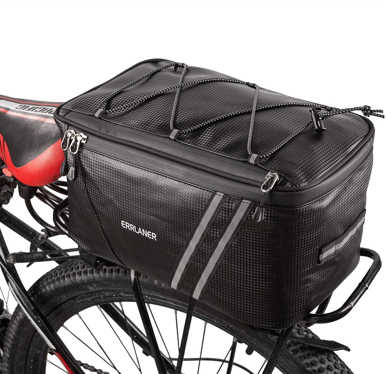 Large Capacity Bike Rear Panniers with Reflective Trim Chenxianyi Bike Bag Bicycle Panniers Rack Trunks with Adjustable Hooks 