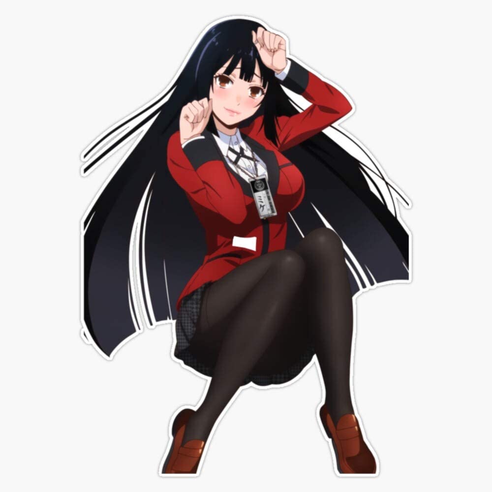 Leyland Designs Yumeko Jabami Kakegurui Sticker Outdoor Rated Vinyl Sticker...